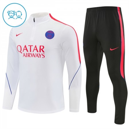 Paris Saint-Germain Criança Sweat de Treino Branca Zíper 2026-27