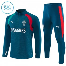 Portugal Criança Sweat de Treino Azul Zíper 2026-27