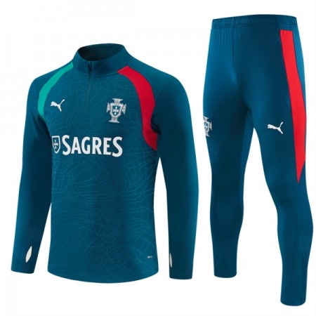 Portugal Sweat de Treino Azul Zíper 2026-27