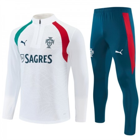 Portugal Sweat de Treino Branca Zíper 2026-27