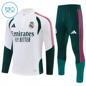 Real Madrid Criança Sweat de Treino Branca Zíper 2026-27