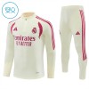 Real Madrid Criança Sweat de Treino Branca Zíper 2026-27 Real Madrid Criança Sweat de Treino Branca Zíper 2026-27