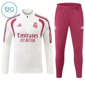 Real Madrid Criança Sweat de Treino Branca Zíper 2026-27