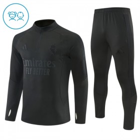 Real Madrid Criança Sweat de Treino Preta Zíper 2026-27