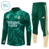 Real Madrid Criança Sweat de Treino Verde Zíper 2026-27 Real Madrid Criança Sweat de Treino Verde Zíper 2026-27