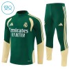 Real Madrid Criança Sweat de Treino Verde Zíper 2026-27 Real Madrid Criança Sweat de Treino Verde Zíper 2026-27