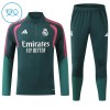 Real Madrid Criança Sweat de Treino Verde Zíper 2026-27 Real Madrid Criança Sweat de Treino Verde Zíper 2026-27