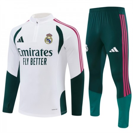 Real Madrid Sweat de Treino Branca Zíper 2026-27
