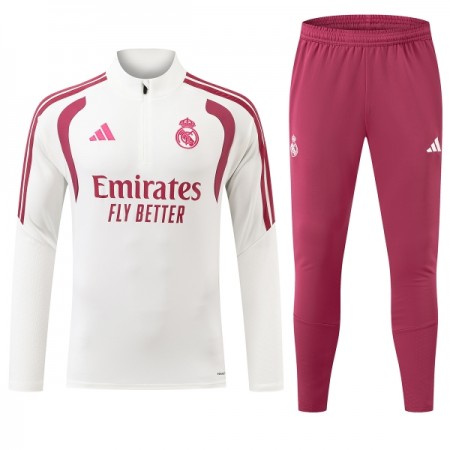 Real Madrid Sweat de Treino Branca Zíper 2026-27