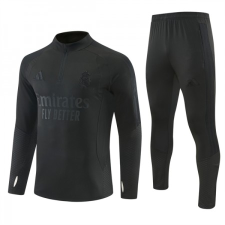 Real Madrid Sweat de Treino Preta Zíper 2026-27