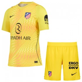 Camisolas Atlético Madrid Guarda Redes Criança Amarela 2026-27 Manga Curta