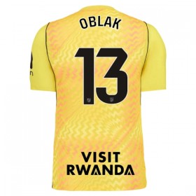 Camisolas Atlético Madrid Oblak 13 Guarda Redes Amarela 2026-27 Manga Curta