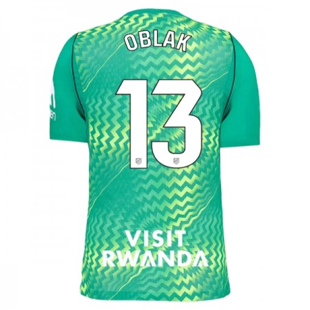 Camisolas Atlético Madrid Oblak 13 Guarda Redes Verde 2026-27 Manga Curta