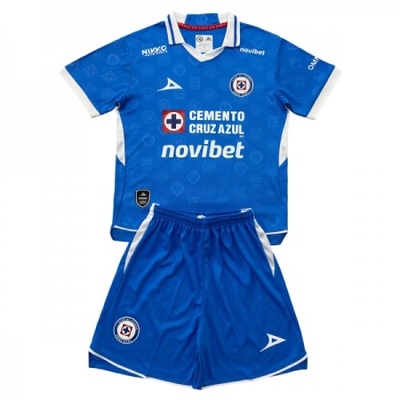 Camisolas Cruz Azul Criança 1º Equipamento Principal 2026-27 Manga Curta