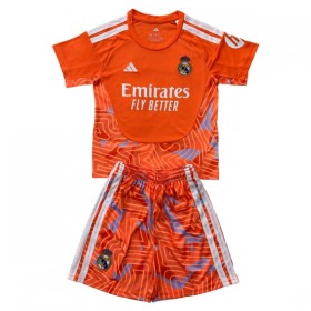 Camisolas Real Madrid Guarda Redes Criança Laranja 2026-27 Manga Curta