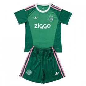 Camisolas Ajax Amsterdam Guarda Redes Criança Verde 2026-27 Manga Curta
