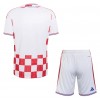 Camisolas Croácia Criança 1º Equipamento Principal 2026-27 Manga Curta
