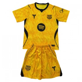 Camisolas FC Barcelona Guarda Redes Criança 2º Equipamento Alternativa Amarela 2026-27 Manga Curta