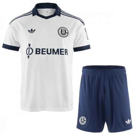 Camisolas Schalke 04 Criança 2º Equipamento Alternativa 2026-27 Manga Curta