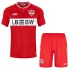 Camisolas VfB Stuttgart Criança 2º Equipamento Alternativa 2026-27 Manga Curta