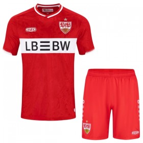 Camisolas VfB Stuttgart Criança 2º Equipamento Alternativa 2026-27 Manga Curta