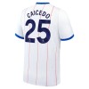Camisolas Chelsea Caicedo 25 3º Equipamento 2026-27 Manga Curta
