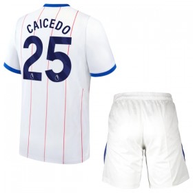 Camisolas Chelsea Caicedo 25 Criança 3º Equipamento 2026-27 Manga Curta
