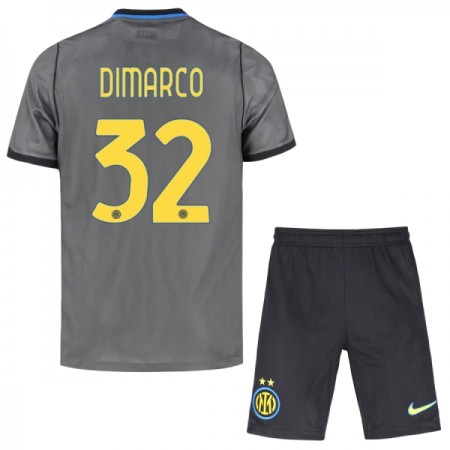 Camisolas Inter Milan Dimarco 32 Criança 3º Equipamento 2026-27 Manga Curta Camisolas Inter Milan Dimarco 32 Criança 3º Equipamento 2026-27 Manga Curta