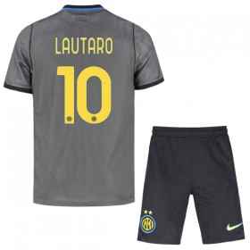 Camisolas Inter Milan Lautaro 10 Criança 3º Equipamento 2026-27 Manga Curta