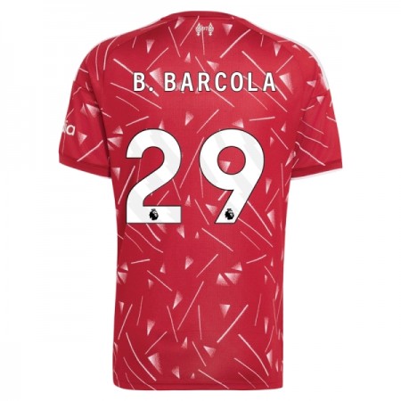 Camisolas Liverpool B. Barcola 29 1º Equipamento Principal 2026-27 Manga Curta