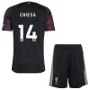 Camisolas Liverpool Chiesa 14 Criança 3º Equipamento 2026-27 Manga Curta