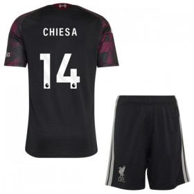 Camisolas Liverpool Chiesa 14 Criança 3º Equipamento 2026-27 Manga Curta