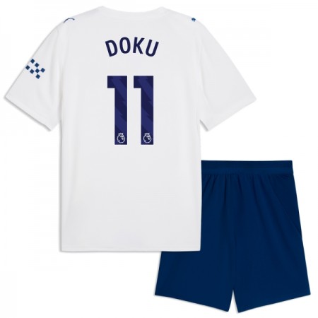 Camisolas Manchester City Doku 11 Criança 3º Equipamento 2026-27 Manga Curta