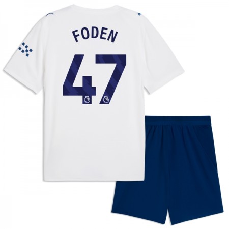 Camisolas Manchester City Foden 47 Criança 3º Equipamento 2026-27 Manga Curta