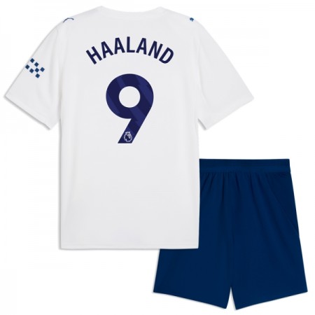 Camisolas Manchester City Haaland 9 Criança 3º Equipamento 2026-27 Manga Curta